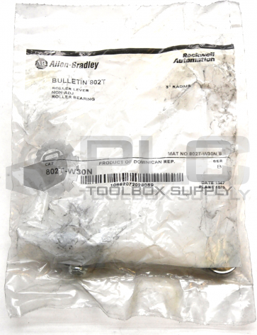 NEW SEALED ALLEN BRADLEY 802T-W30N SER B ROLLER LEVER NON ADJ ROLLER BEARING