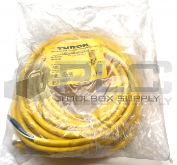NEW SEALED TURCK RKM 50-10M CORDSET SINGLE ENDED 5-CONTACTS FEMALE