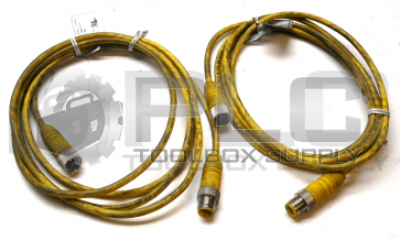 LOT OF 2 LUMBERGAUTOMATION RST 4-RKT 4-633/2M CORDSET
