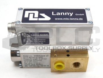 NEW MLS-LANNY E5B25ADM V3 G1/4 REGULATING VALVE 0-25BAR 24 V DC