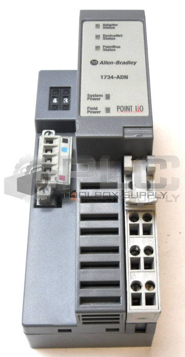ALLEN BRADLEY 1734-ADN SER B POINT I/O ADPATER DEVICENET W/1734-RTB SER A