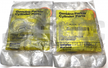 LOT OF 2 SEALED PARKER PK202HLL01 BUNAN PISTON SEAL KIT 2"