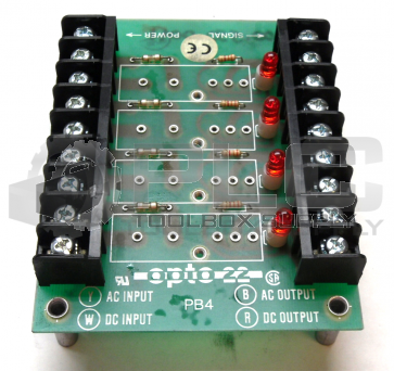 NEW OPTO 22 PB4 CHANNEL OUTBACK RACK