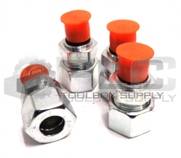 LOT OF 4 NEW NIAGARA DE 16-S E0 EZ-6 HYDRAULIC FITTINGS 5/8"