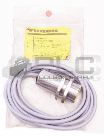 NEW TURCK BI10-G30-AZ3X PROXIMITY SENSOR INDUCTIVE SWITCH 434540000