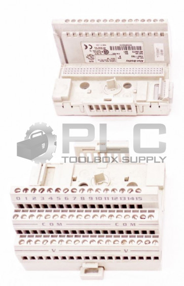 LOT OF 2 ALLEN BRADLEY 1794-TB3 SER A FLEXBUS TERMINAL BLOCK *QTY*