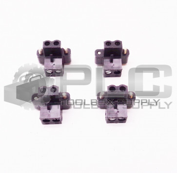 LOT OF 4 NEW ALLEN BRADLEY 2711P-RTBDC2 2 PIN DC POWER TERMINAL CONNECTORS