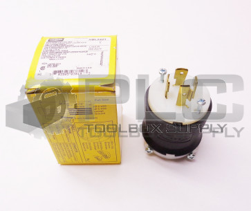NEW HUBBELL HBL2421 TWIST-LOCK PLUG 20A 3 PHASE 250V 3 POLE 4 WIRE GROUNDING