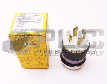 NEW HUBBELL HBL7411C TWIST-LOCK PLUG 20A 120/208V 4 POLE 4 WIRE NON-GROUNDING