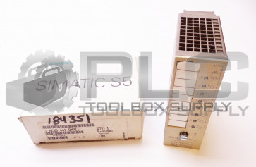 NEW SIEMENS 6ES5 441-8MA11 OUTPUT MODULE