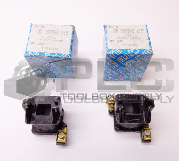 LOT OF 2 NEW MTE 05 000560 115 COIL 115V 60HZ