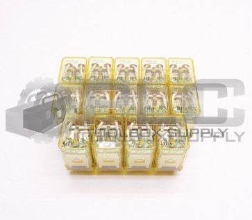 LOT OF 14 IDEC RH3B-UL DC24V RELAY