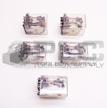 LOT OF 5 A-A ELECTRIC AAE-KUP14AL RELAY 10A 240VAC 13A 28VDC COIL 120VAC