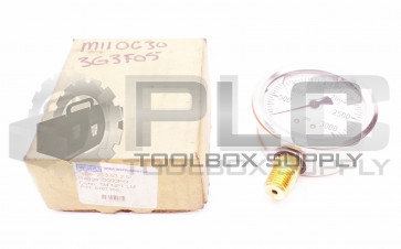 NEW WIKA 213.53 2.5" GAUGE 3000PSI 1/4" NPT LM 9767150