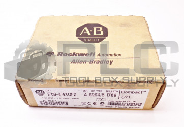 NEW SEALED ALLEN BRADLEY 1769-IF4XOF2 SER A 4 CH INPUT/2 CH OUTPUT ANALOG