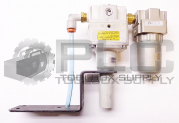 SMC US12458 PNEUMATIC REGULATOR W/ PNEUMATIC FILTER AF20-N02-2Z 