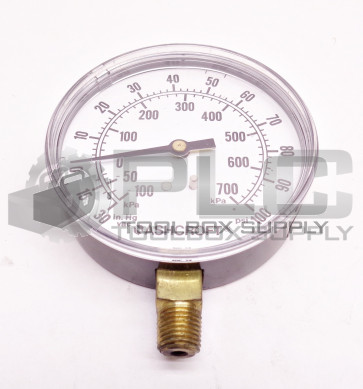 NEW ASHCROFT 35W1005 H 02L 100/V-AHD PRESSURE GAUGE