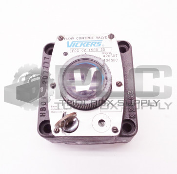 NEW VICKERS FCG 02 1500 50 FLOW CONTROL VALVE FCG02150050