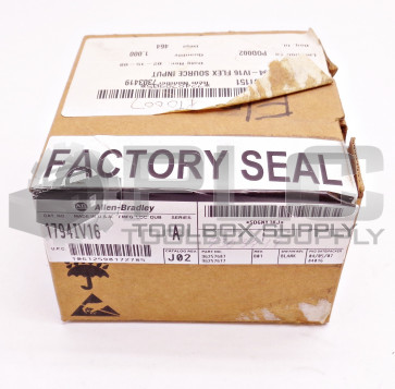 NEW SEALED ALLEN BRADLEY 1794-IV16 SER A FLEX SOURCE OUPUT MODULE