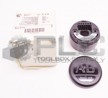 NEW ALLEN BRADLEY 855T-BTMC SER B TUBE MOUNT BASE AND CAP 855T-BTM SER B