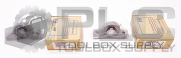LOT OF 2 NEW P.T. INTERNATIONAL RAK205-16U LOW BASE PIL BLK BRG 1 UC205-16