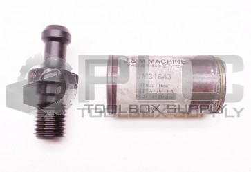 NEW J & M MACHINE JM31643 THREAD/HEAD JMTBA M-24/45 DEGREES RETENTION KNOBS