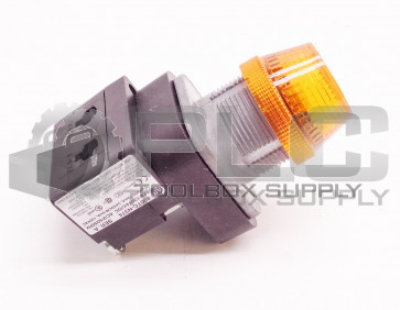 NEW ALLEN BRADLEY 800T-QH2A /V PILOT LIGHT AMBER W/800TC-N374 /A POWER MODULE