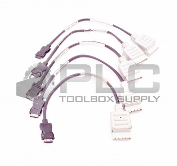 LOT OF 5 ALLEN BRADLEY 96914101 CABLE ASSEMBLY 5 PIN