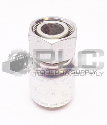 NEW PARKER 1CA43-28-16 HYDRAULIC HOSE FITTING P43-16 R1-R2-R3-R4-R9 RB5K