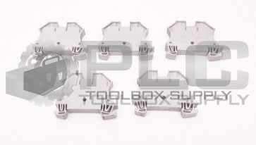 LOT OF 5 NEW ALLEN BRADLEY 1492-J10 TERMINAL BLOCK