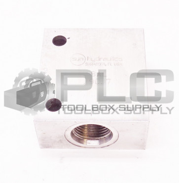NEW SUN HYDRAULICS BAL9CJ7 MANIFOLD BLOCK *SHELF WEAR*