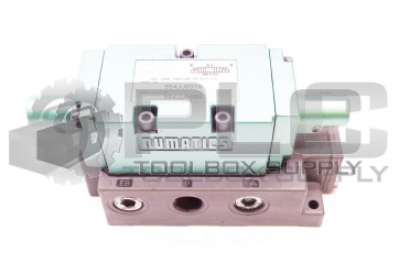 NEW NUMATICS 554JJ6310 DOUBLE PNEUMATIC SOLENOID VALVE W/203-493 SUB BASE