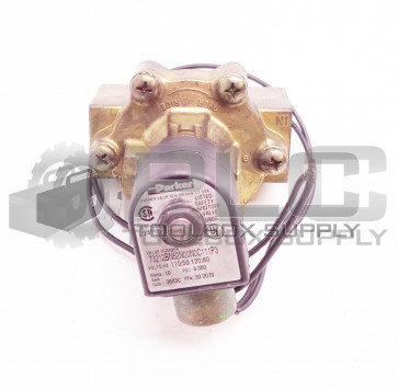 NEW PARKER 73212BN52N00N0C111P3 BRASS SOLENOID VALVE 5-300PSI 110/50HZ  *READ*