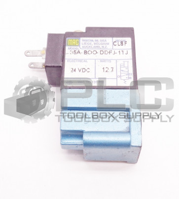 NEW MAC 35A-BOO-DDFJ-1TJ SOLENOID VALVE 24VDC 12.7W
