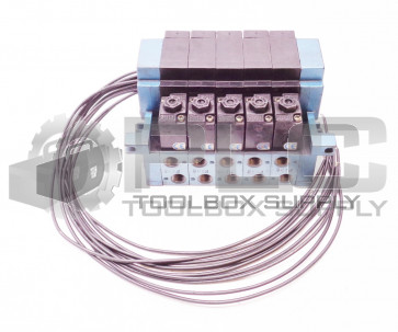 LOT OF 5 NEW MAC 45A-SA2-DAAA-2MA SOLENOID VALVES 120-60 110-50 5.4W WITH BASE 