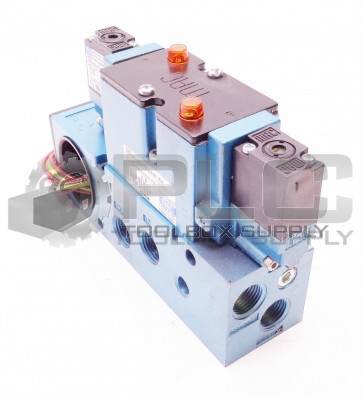 NEW MAC 82A-BC-CKA-TM-DAAP-1DA SOLENOID VALVE W/2 TM-DAAJ1DA 120/110V 60/50HZ