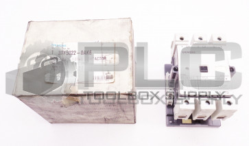 NEW SIEMENS 3TF5022-0AK6 NON-REVERSING CONTACTOR COIL 120V 60HZ 110V 50HZ