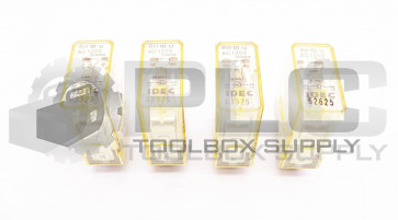 LOT OF 4 NEW IDEC RH1B-U PILOT CONTROL RELAY AC 120V