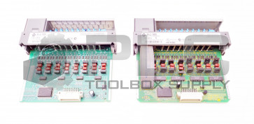 LOT OF 2 ALLEN BRADLEY 1746-OB16 /D SERIES D SLC 500 OUTPUT MODULE 1746-0B16