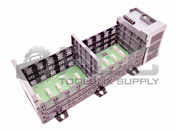 ALLEN BRADLEY 1746-P2 SER /C POWER SUPPLY W/ 1746-A10 SER /B 10-SLOT RACK 
