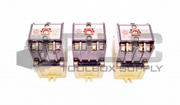 LOT OF 3 ALLEN BRADLEY 700-PK400A1 AC RELAY SERIES B 115-120V 60HZ 110V 50HZ
