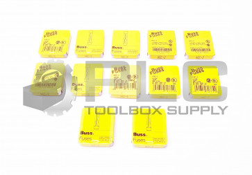 LOT OF 60 NEW BUSS AGC-2 FUSES (12 PACKS OF 5)