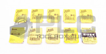 LOT OF 50 NEW BUSS AGC-3 MINI FUSE (10 PACKS OF 5)