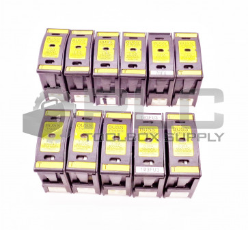 LOT OF 11 BUSS JTN60030 FUSE HOLDER 0-30A 600VAC JT60030