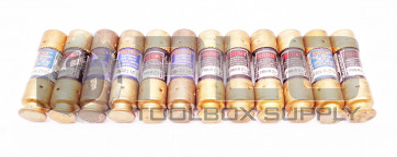LOT OF 12 FUSETRON FRN-R-2 1/2 DUAL ELEMENT TIME DELAY CURRENT LIMITING FUSE