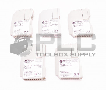 LOT OF 5 ALLEN BRADLEY 1769-ECR SER A COMPACT I/O RIGHT END CAP/TERMINATOR