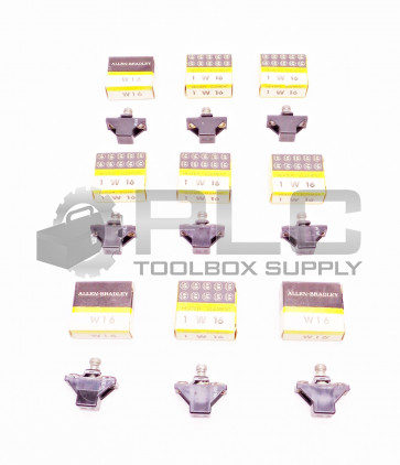 LOT OF 9 NEW ALLEN BRADLEY W16 HEATER ELEMENTS *QUANTITY*