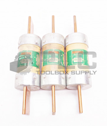 LOT OF 3 NEW BUSSMANN FRN 300 FUSETRON DUAL-ELEMENT FUSES 250V FRN-300