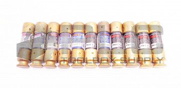 LOT OF 11 NEW FUSETRON FRN-R 10 FUSE DUAL-ELEMENT FRN-R-10