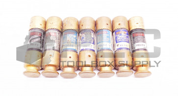 LOT OF 7 NEW BUSSMANN FRN-R 6 FUSETRON DUAL-ELEMENT FUSES FRN-R-6 *READ*